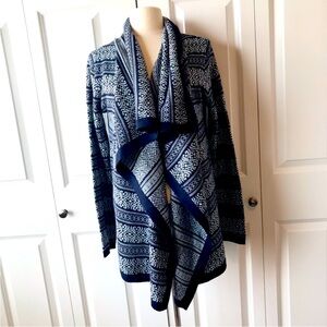 Skies are Blue Drape Cardigan -L